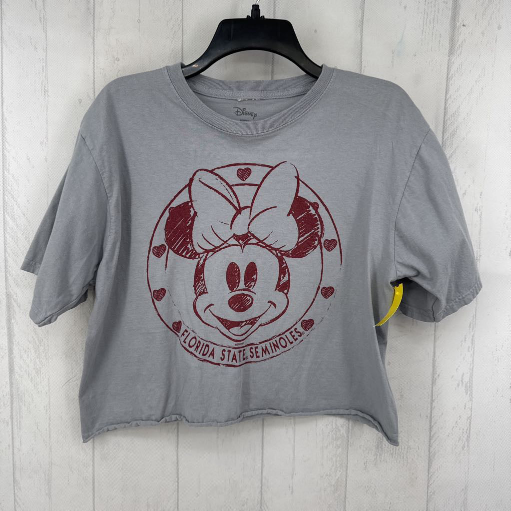 S graphic s/s crop tee-minnie mouse