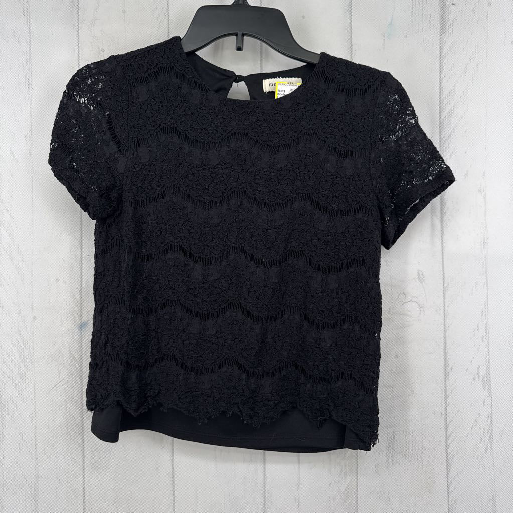 L lace s/s top