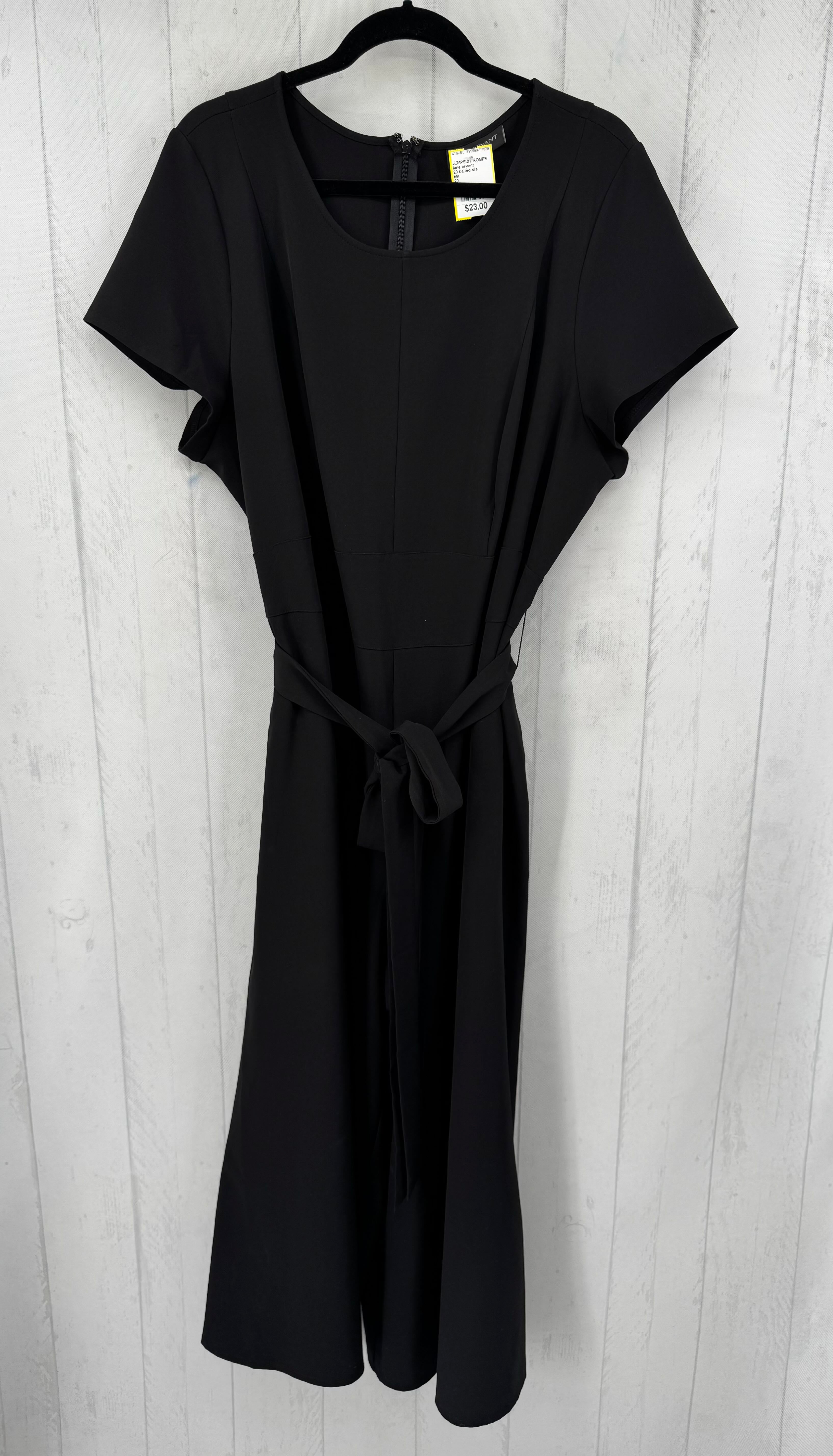 20 belted s/s jumpsuit