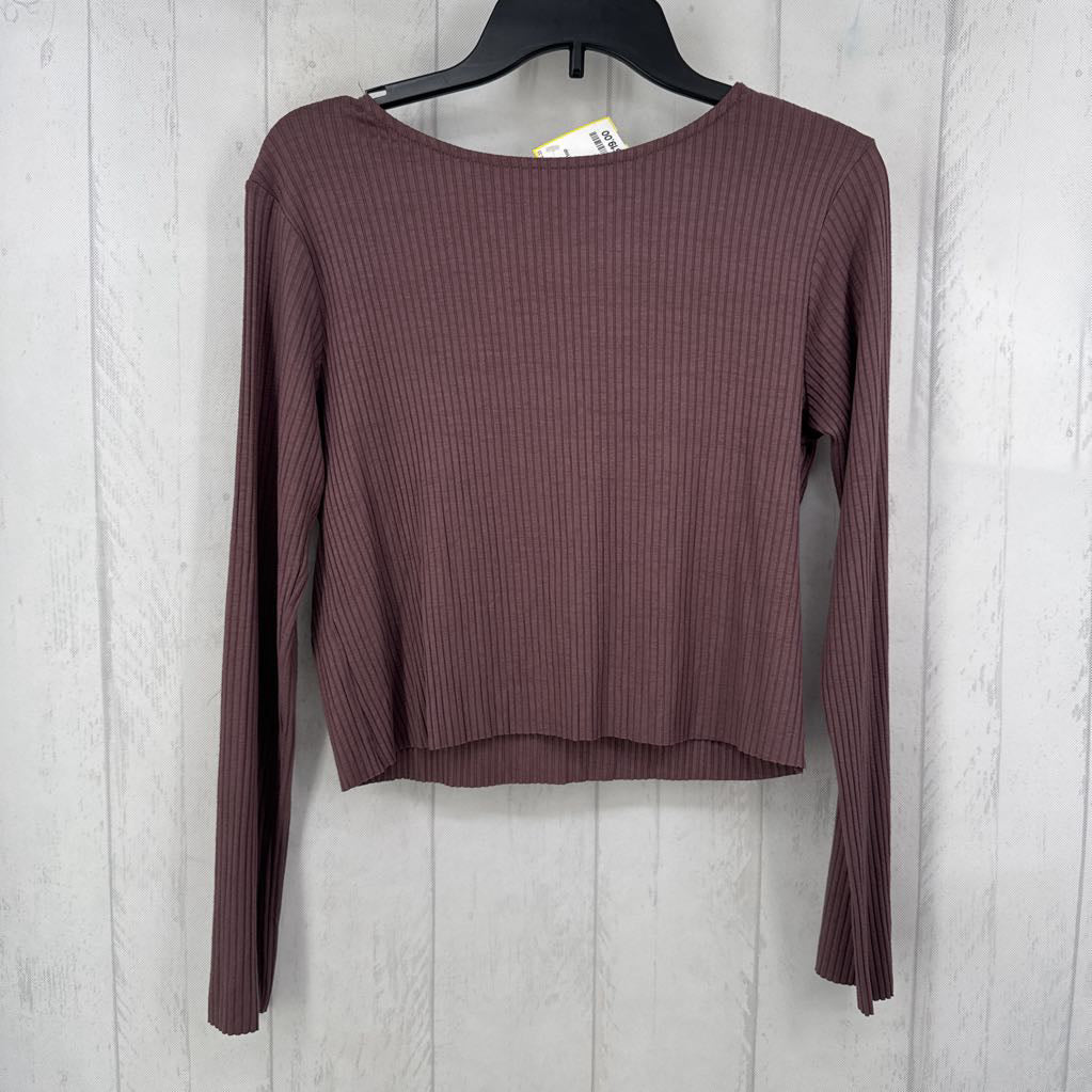 M ribbed l/s top
