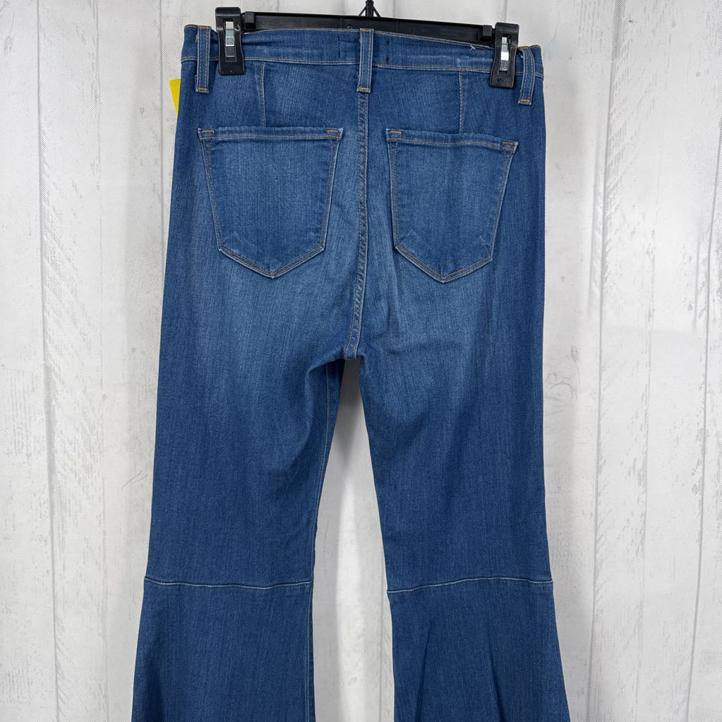7 flare leg jeans