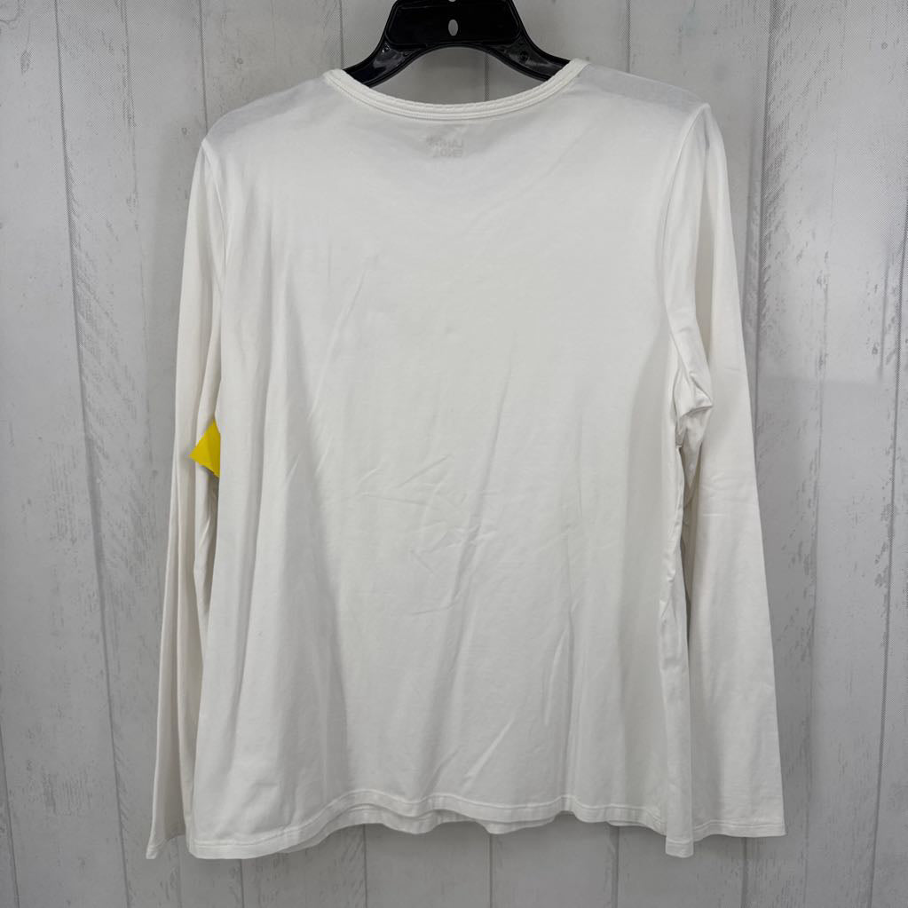 L round neck l/s tee