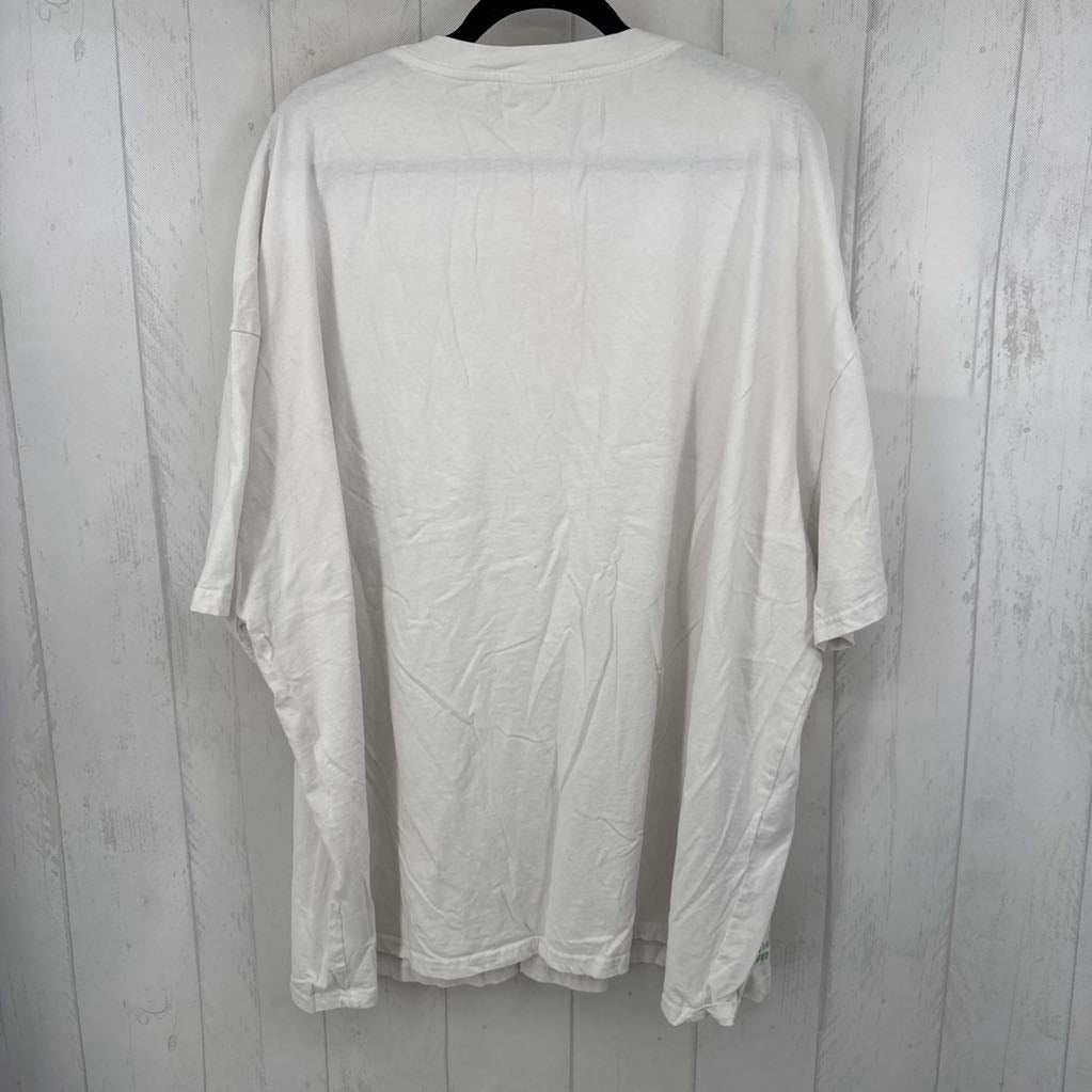 6XL embroidered s/s tee-tired