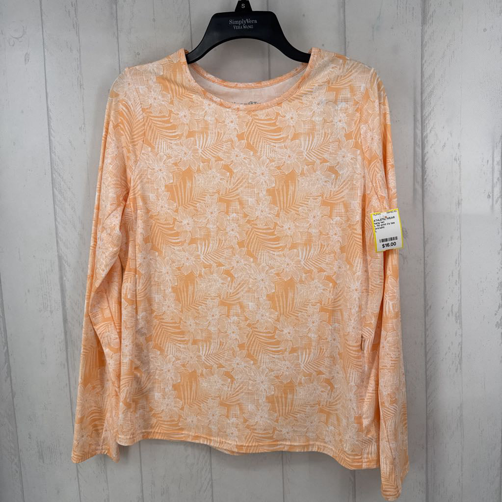 L flo print l/s tee