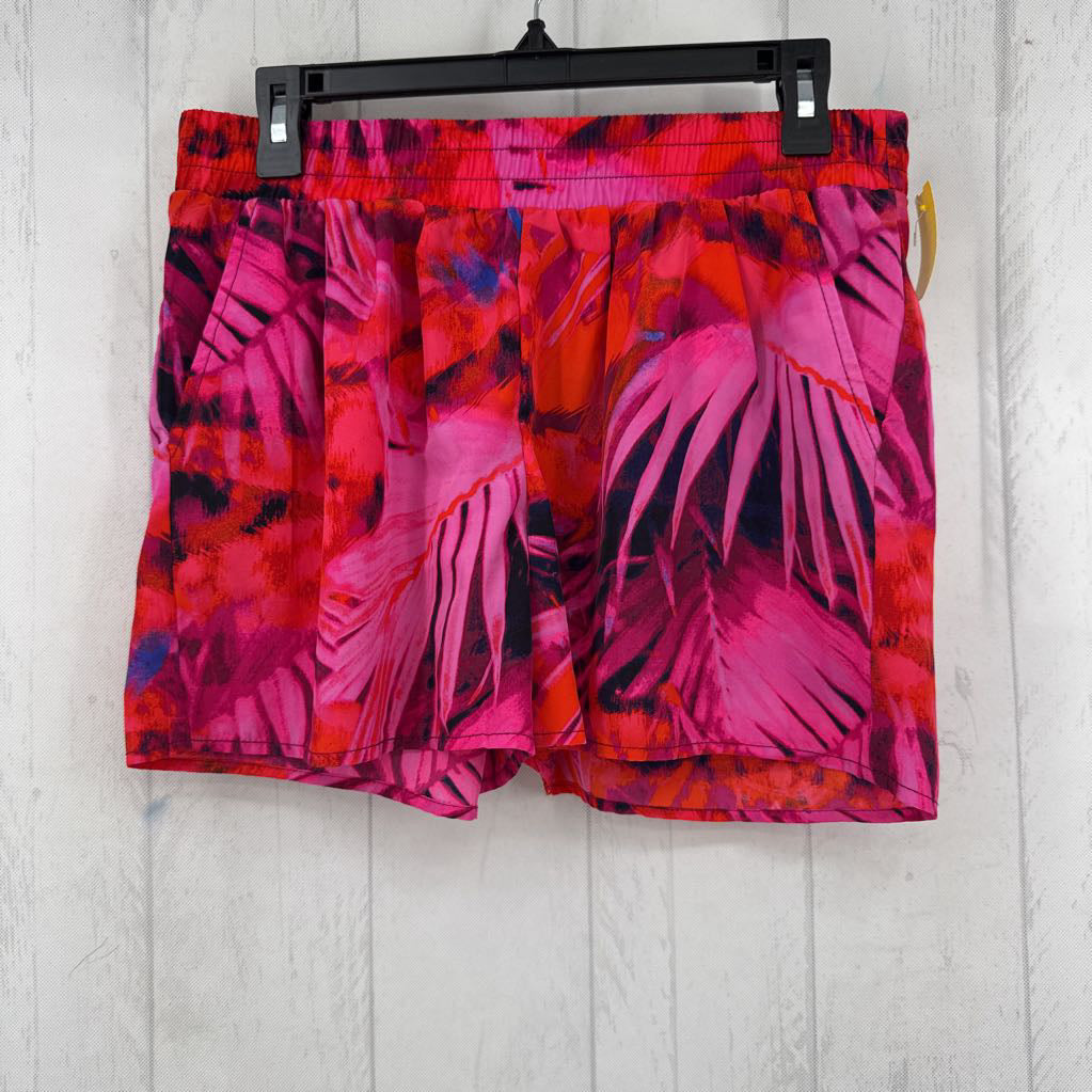 S printed pull-on shorts