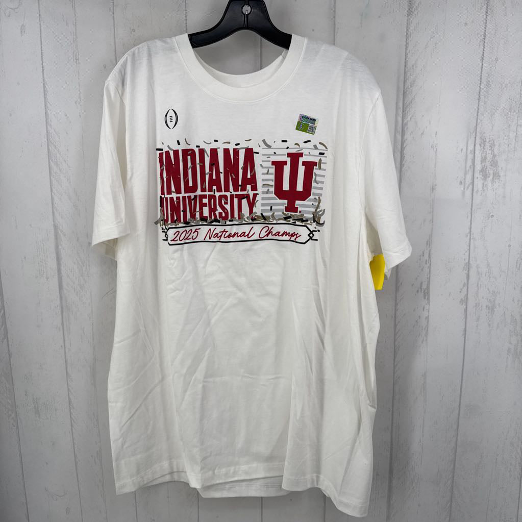 XL graphic s/s tee- I.U. national champs