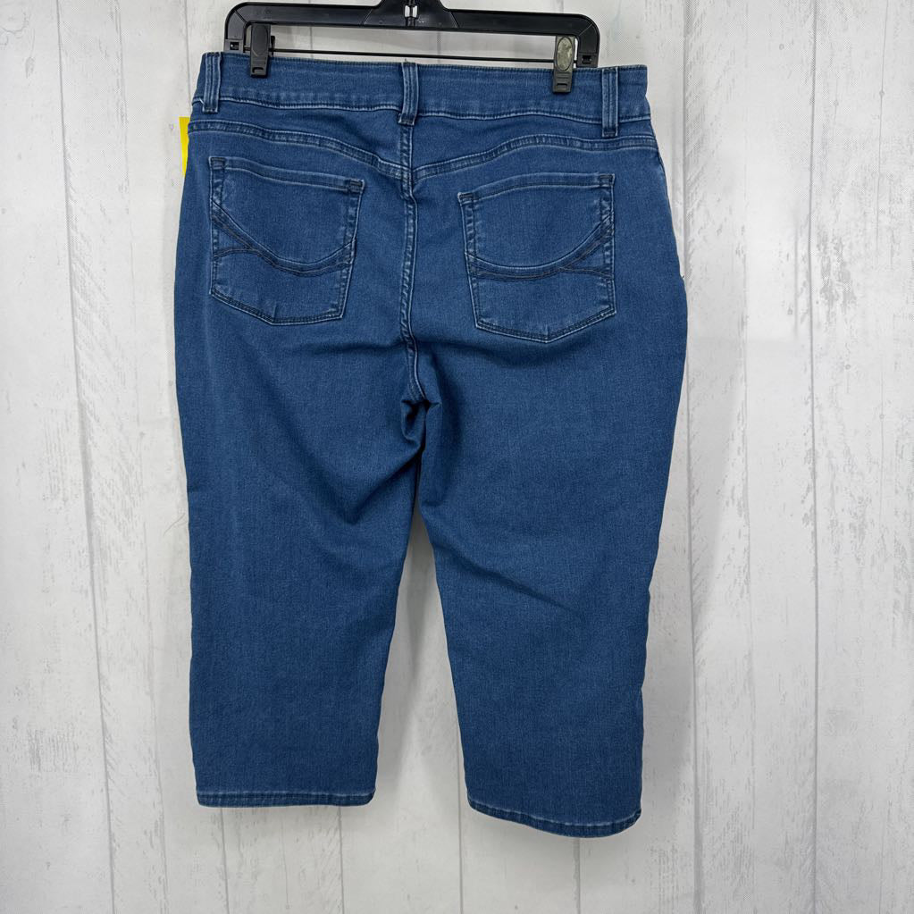 16 denim capris