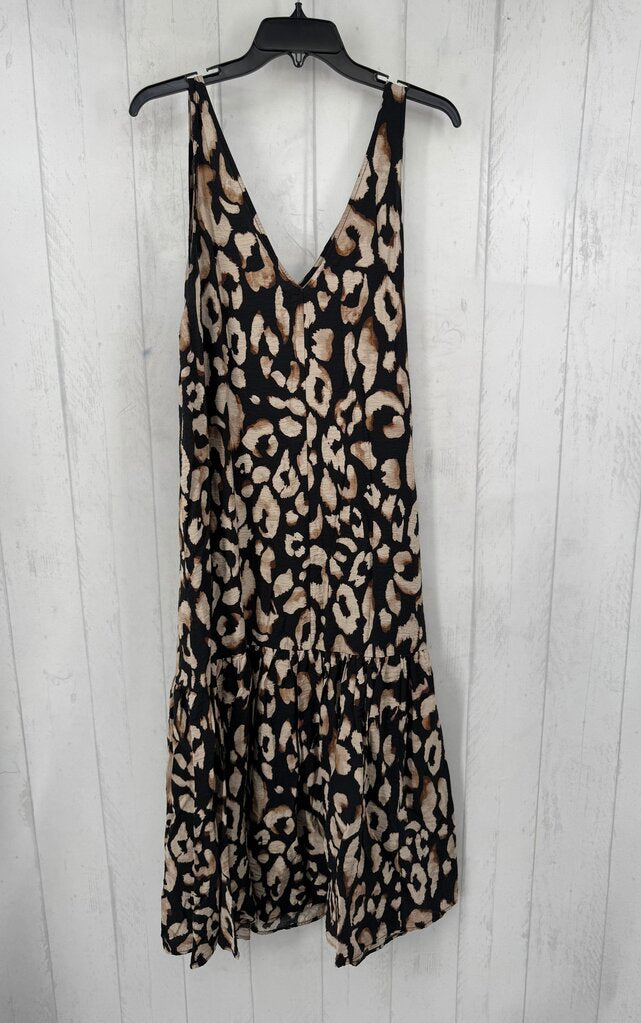 L animal print sundress