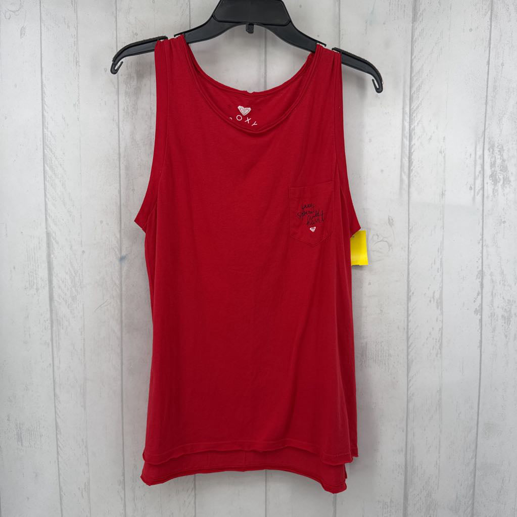 L crewneck pocket tank
