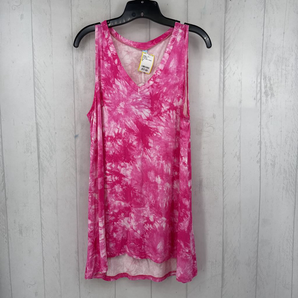 XL tie-dye v-neck flowy tunic tank