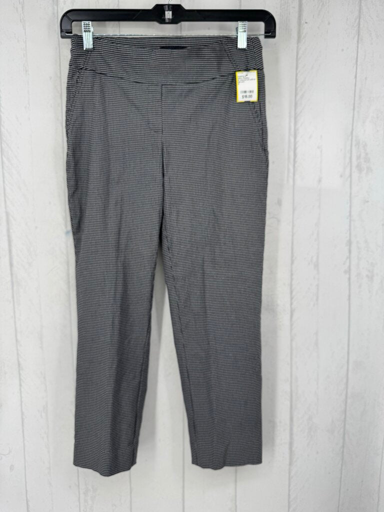 S checkered pull-on pixie pant
