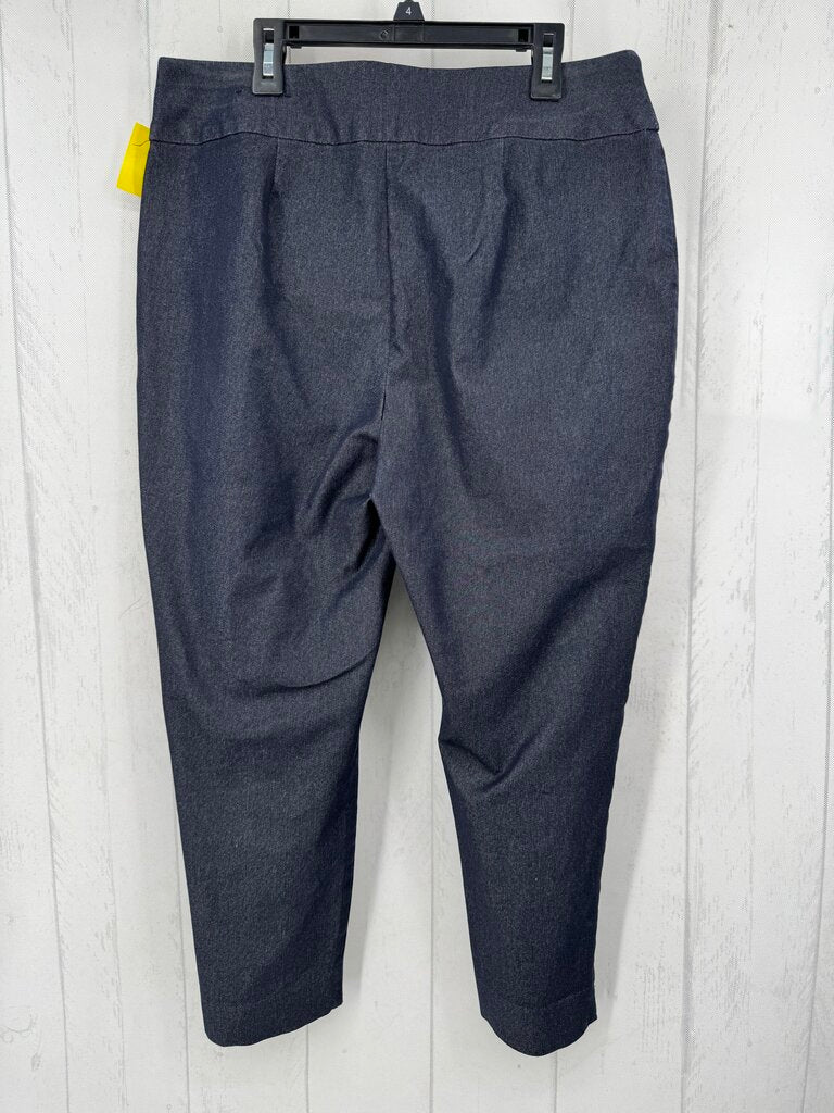 M/L chambray crop pant