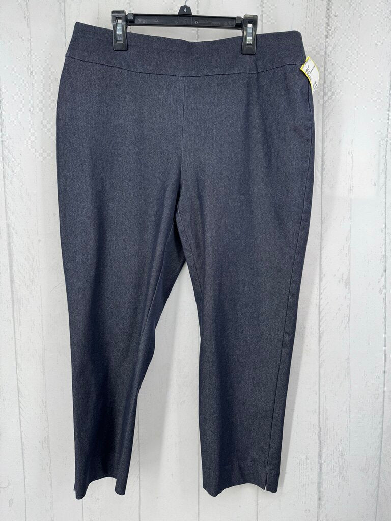 M/L chambray crop pant