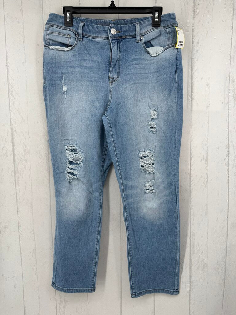 M crop jeans