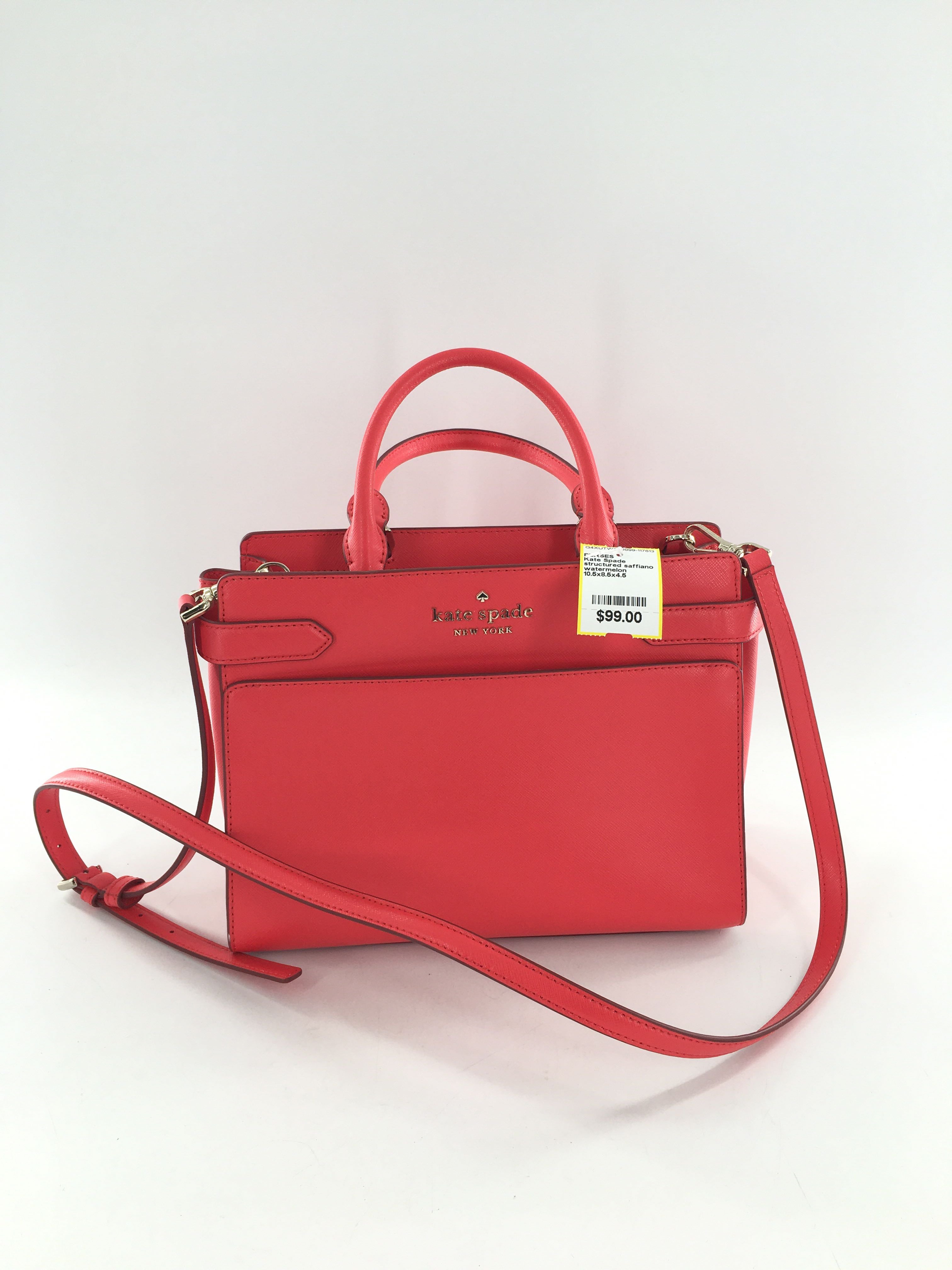 structured saffiano leather satchel