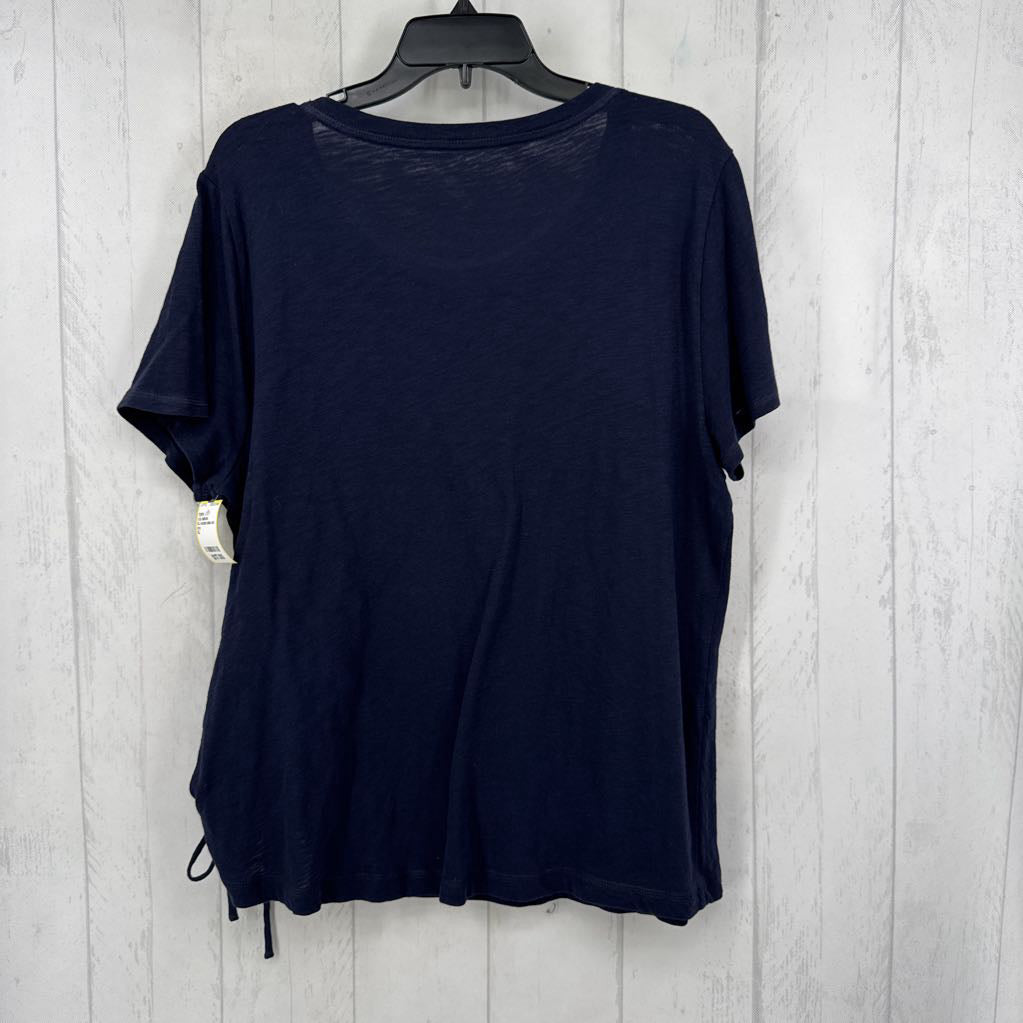 XL ruched side s/s tee