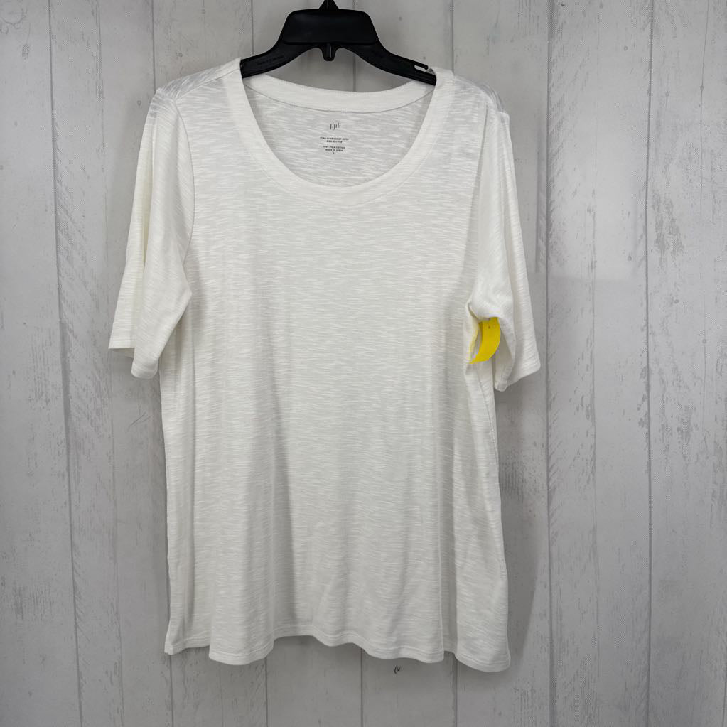 L round neck 3/4 slv tee
