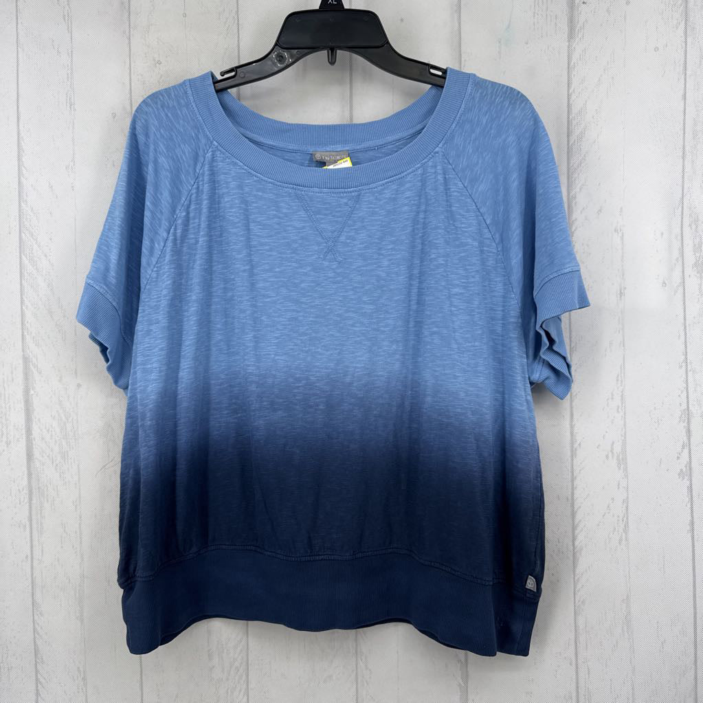 XL crewneck ombre s/s top