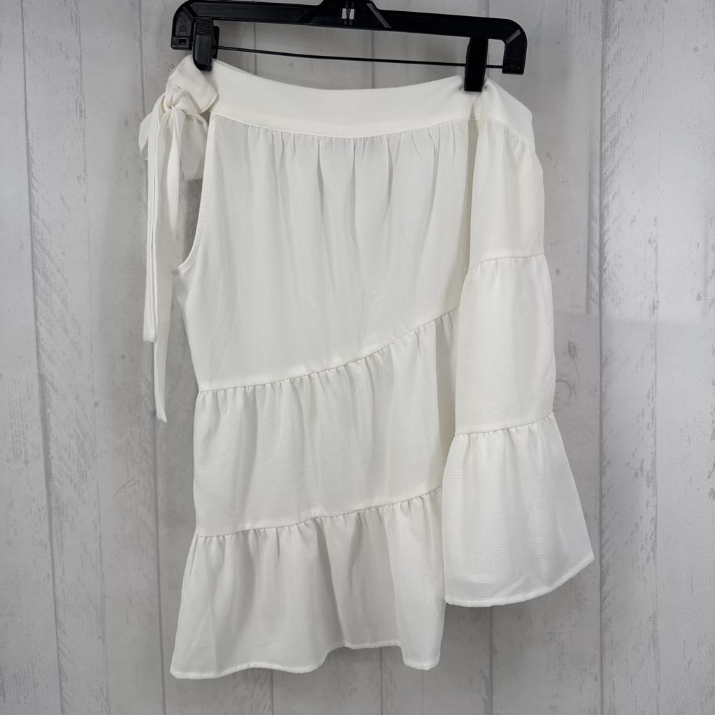 M bow strap tiered tank
