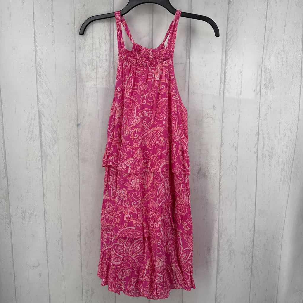 S paisley print tiered sundress