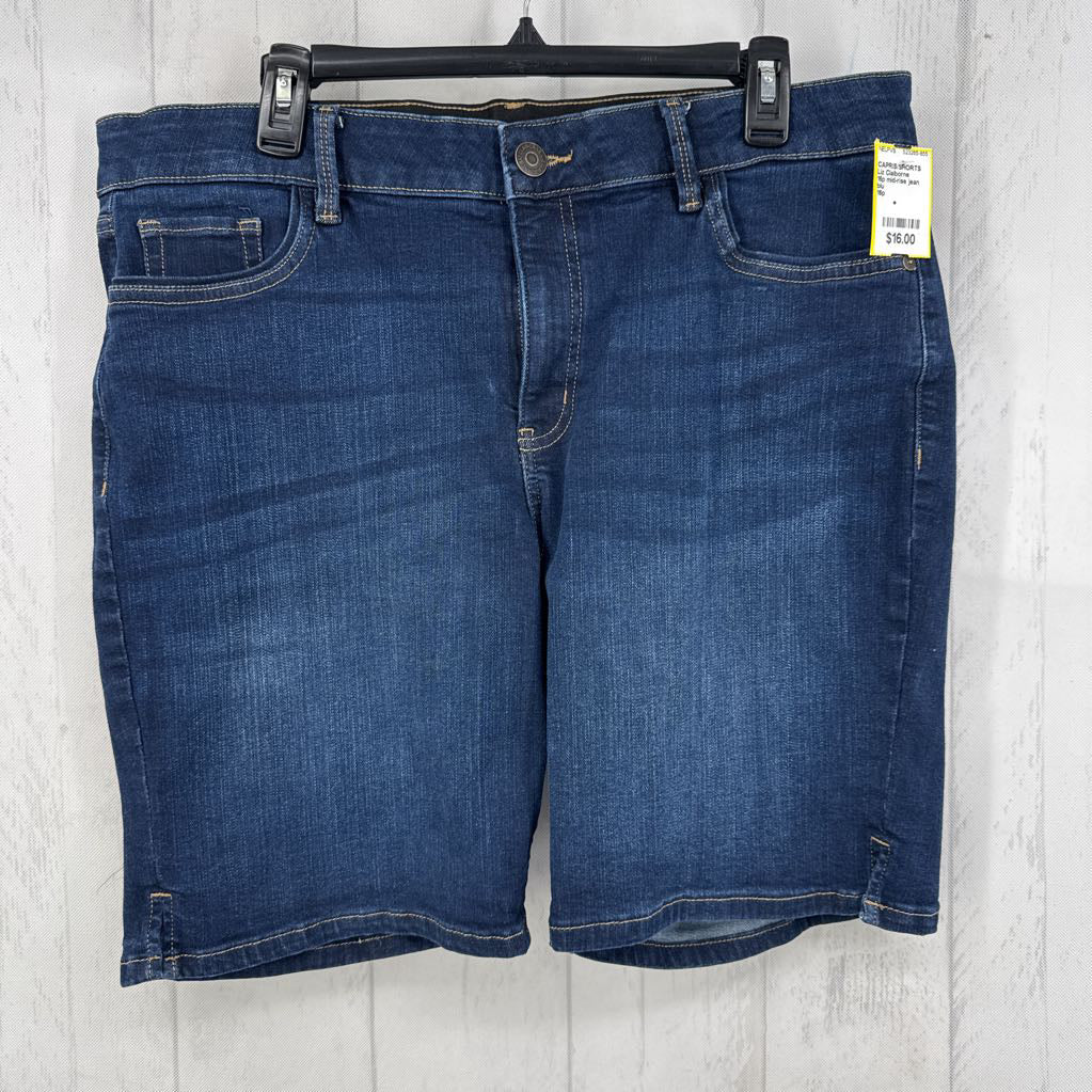 16p mid-rise jean shorts
