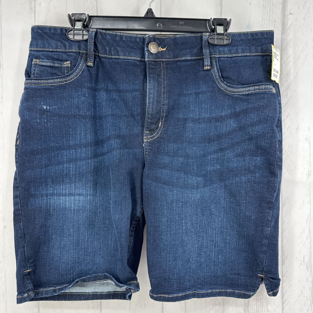 16p mid-rise jean shorts