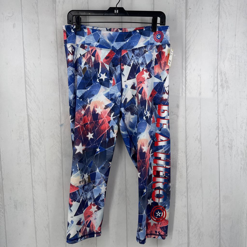 XL printed capri leggings