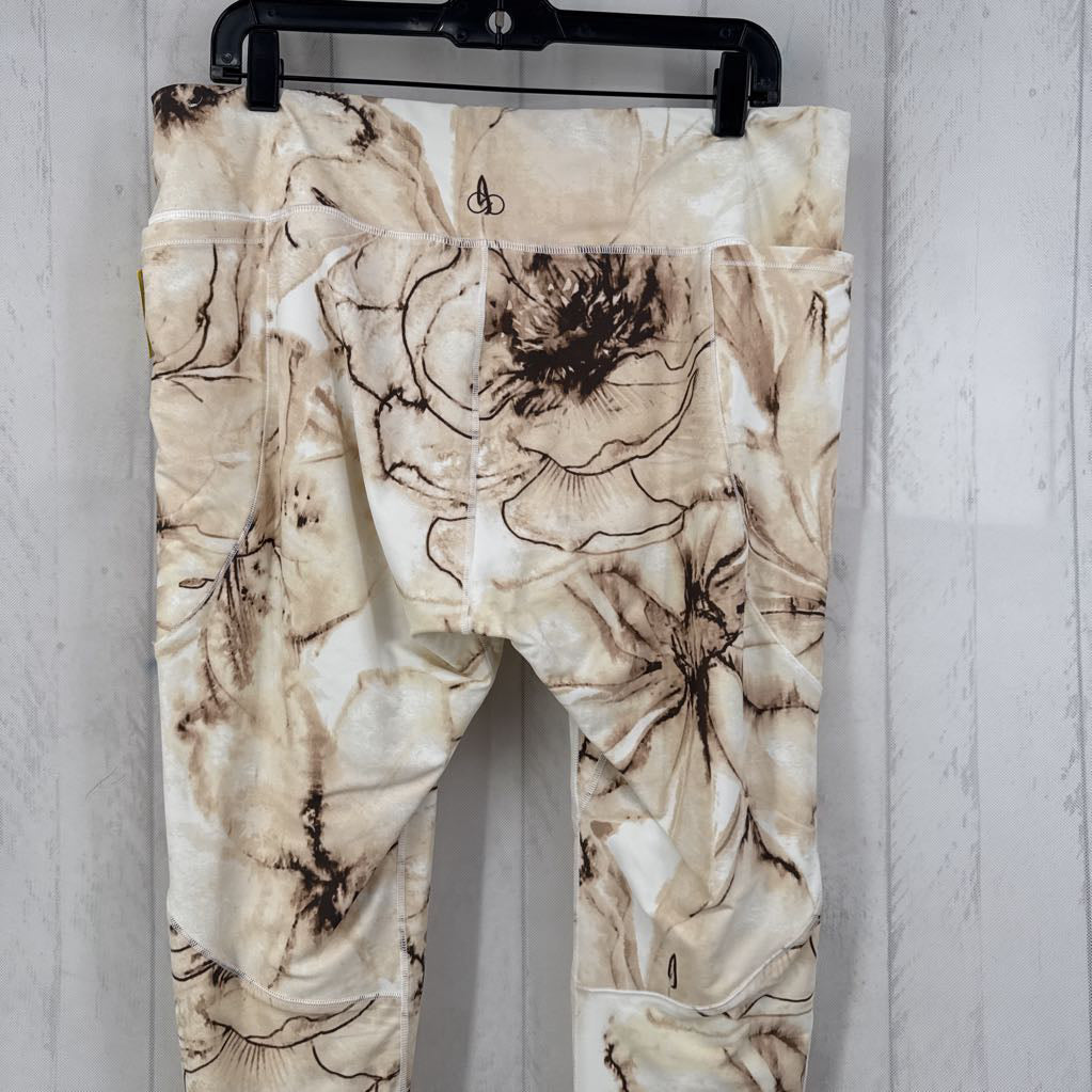 XXL marbled print leggings