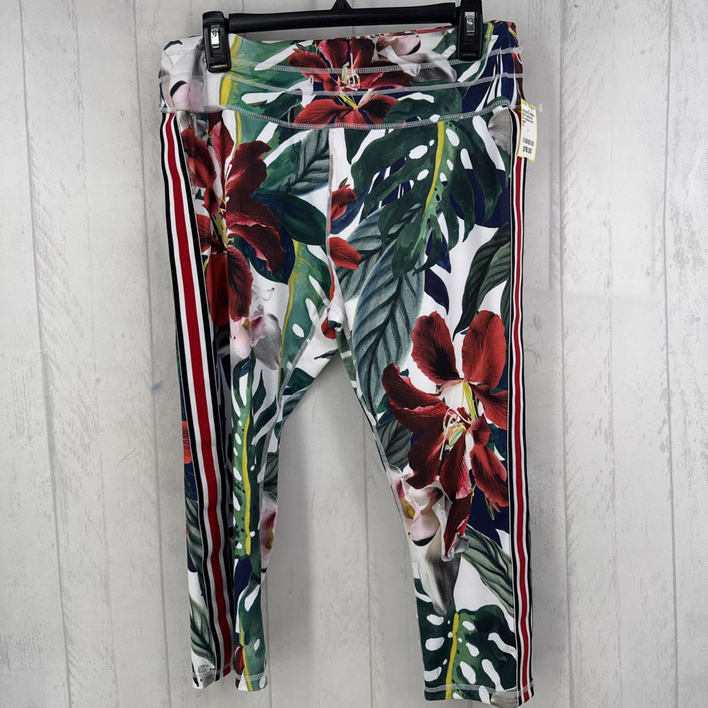 XL tropical print cro pleggings
