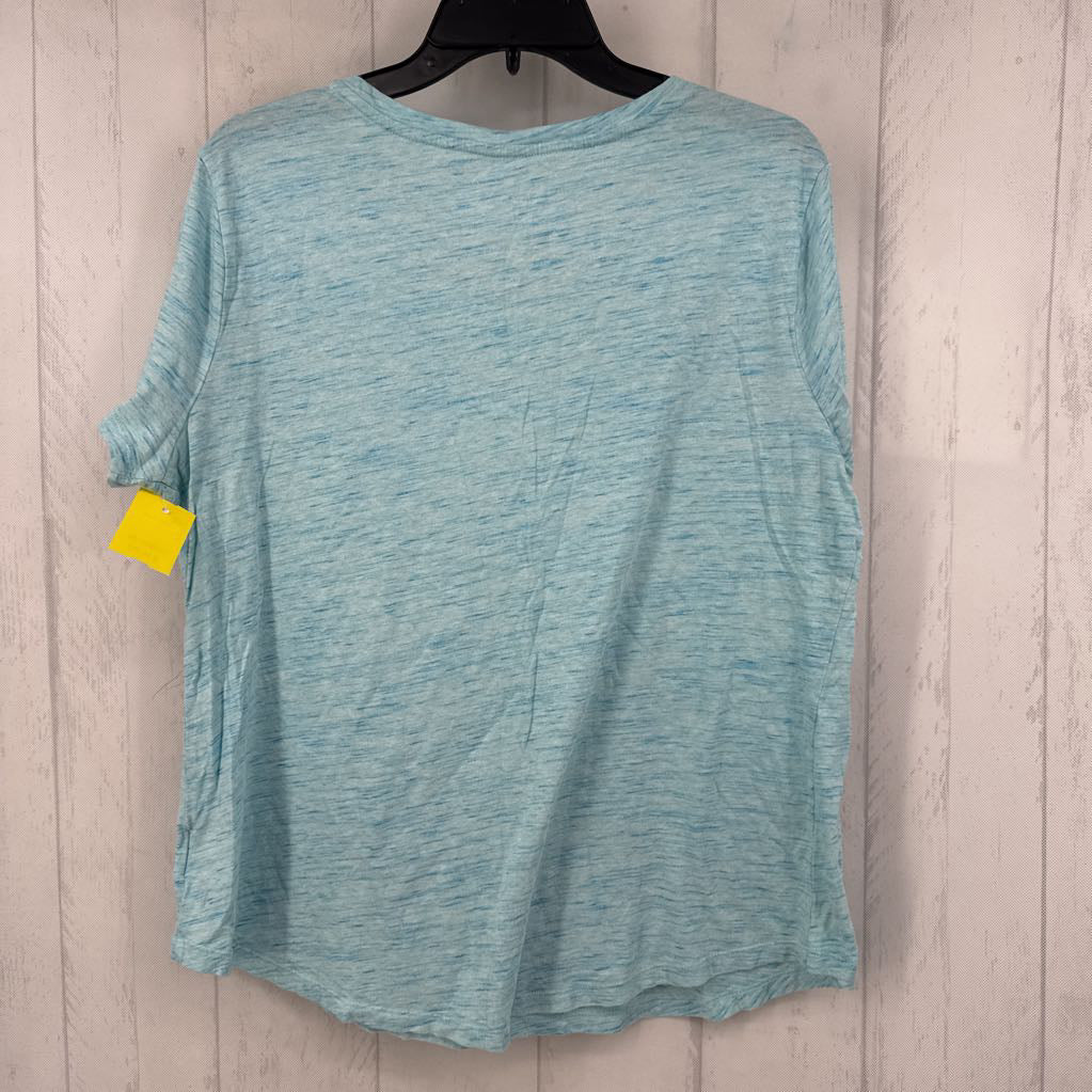 XL marled round neck s/s tee