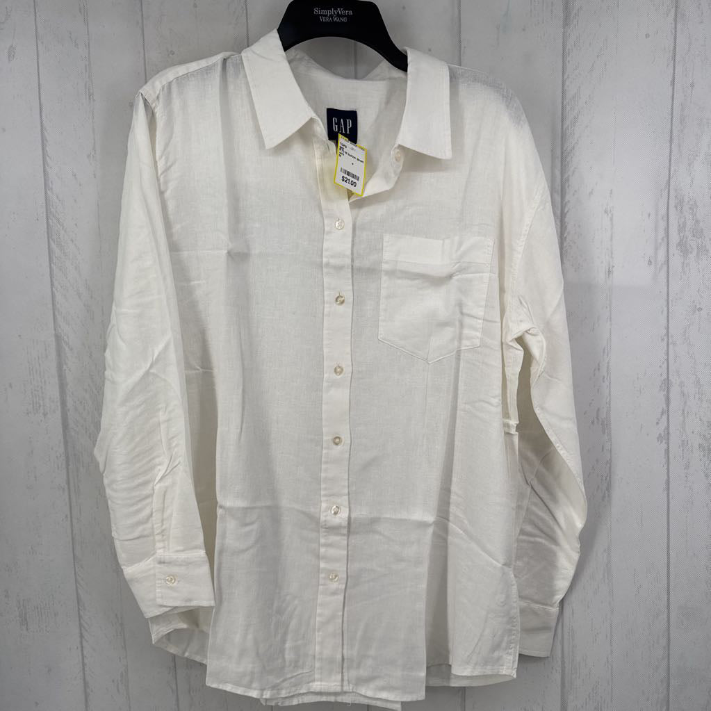 R70 M button down l/s top