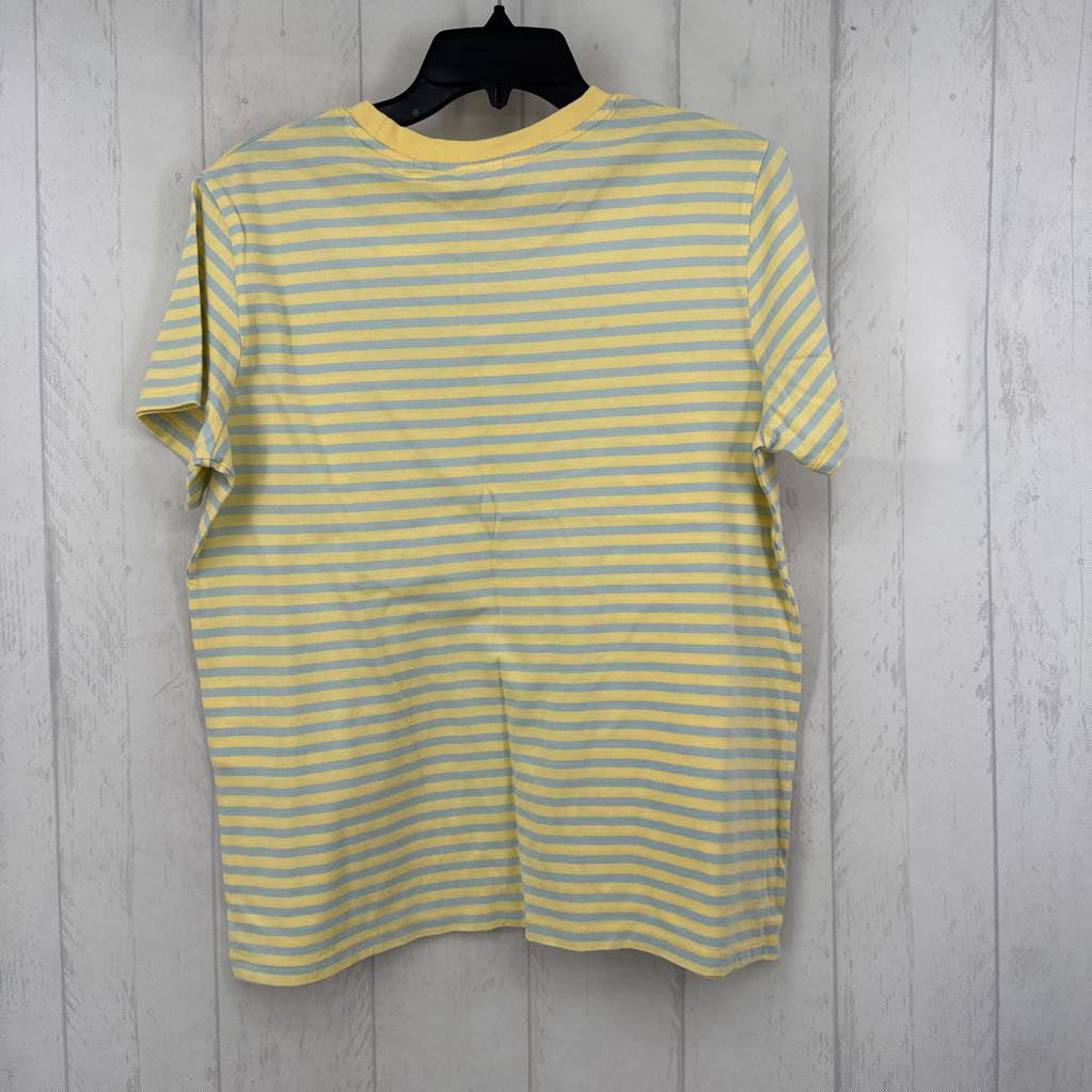 L striped crewneck s/s tee