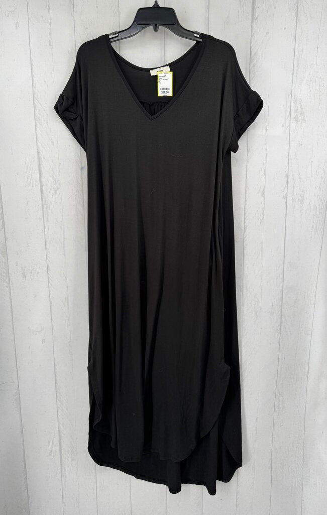 4XL v-neck s/s caftan