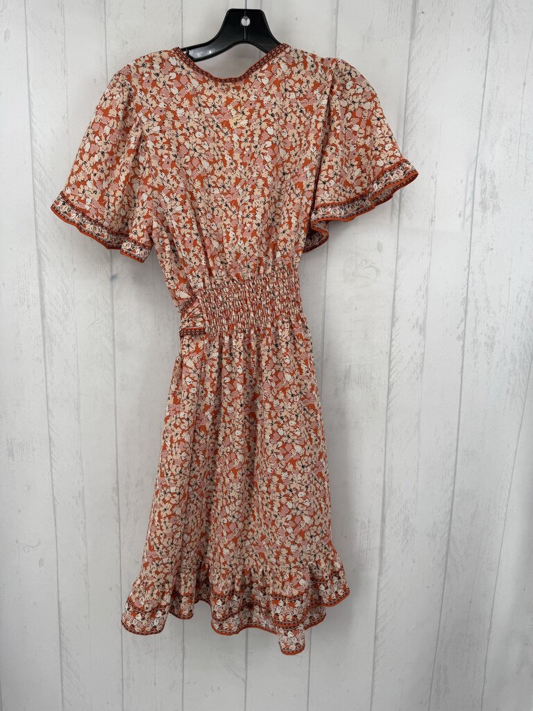 L flo print crossover s/sdress