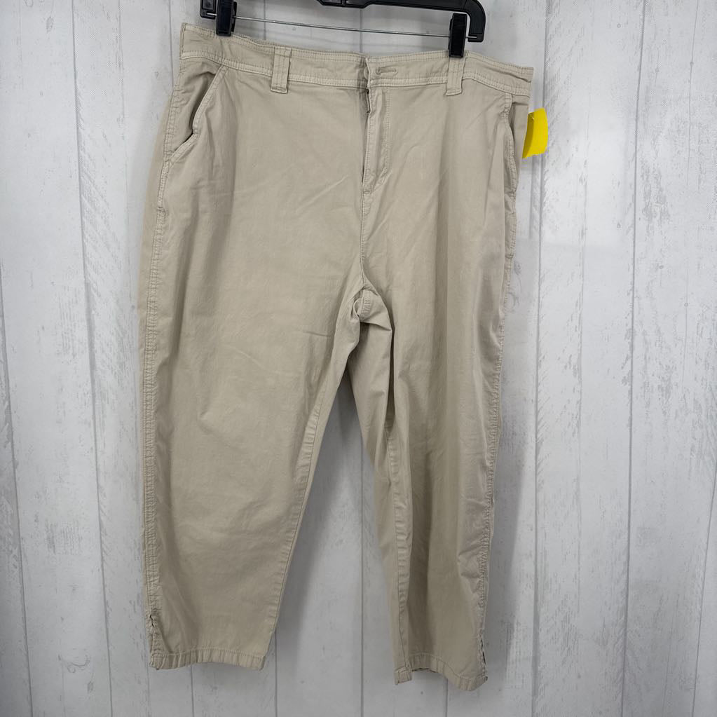 16 twill capris