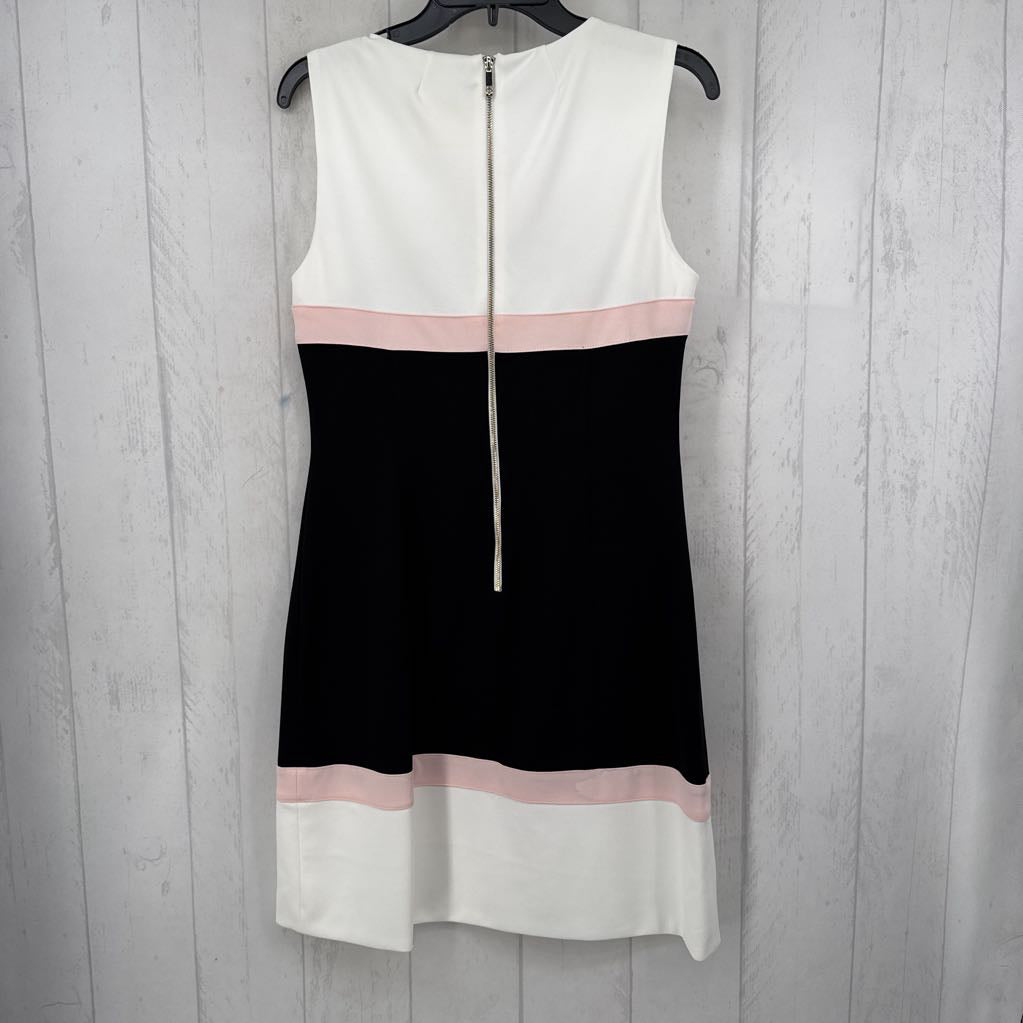 10 slvls color block sheath dress