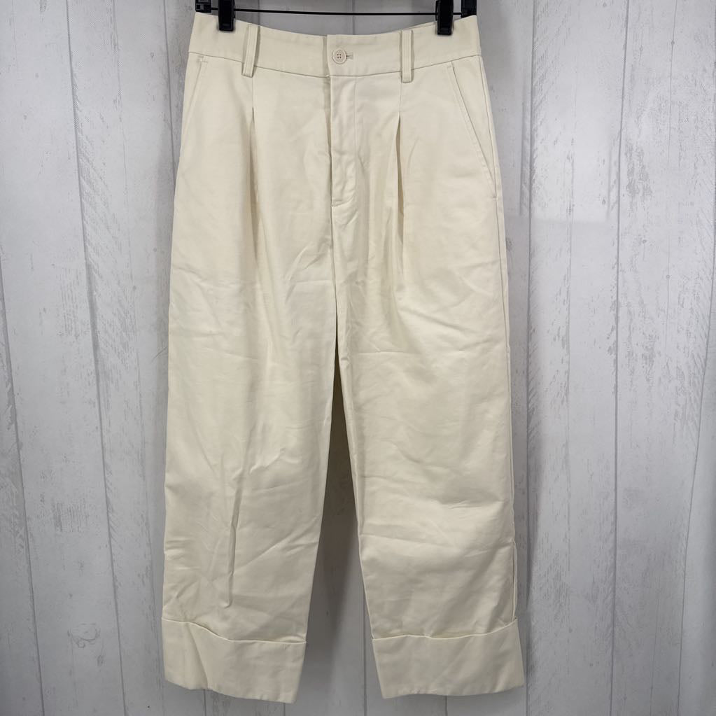 4 cuff wide leg pants