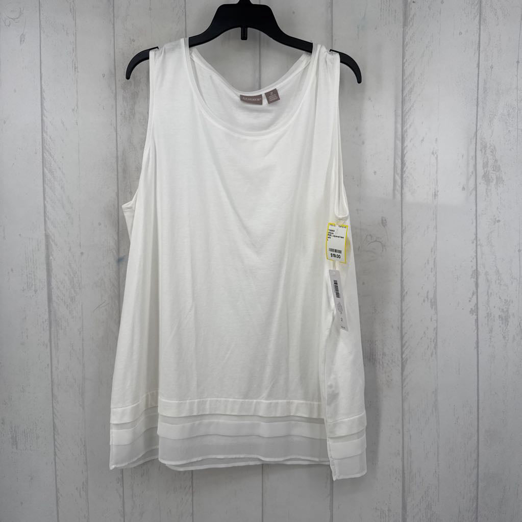 R35 L layered hem tank