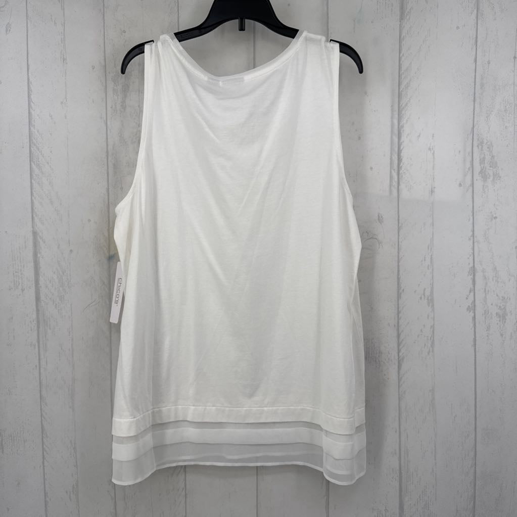 R35 L layered hem tank