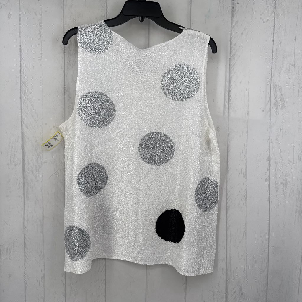 XL textured polka dot cami