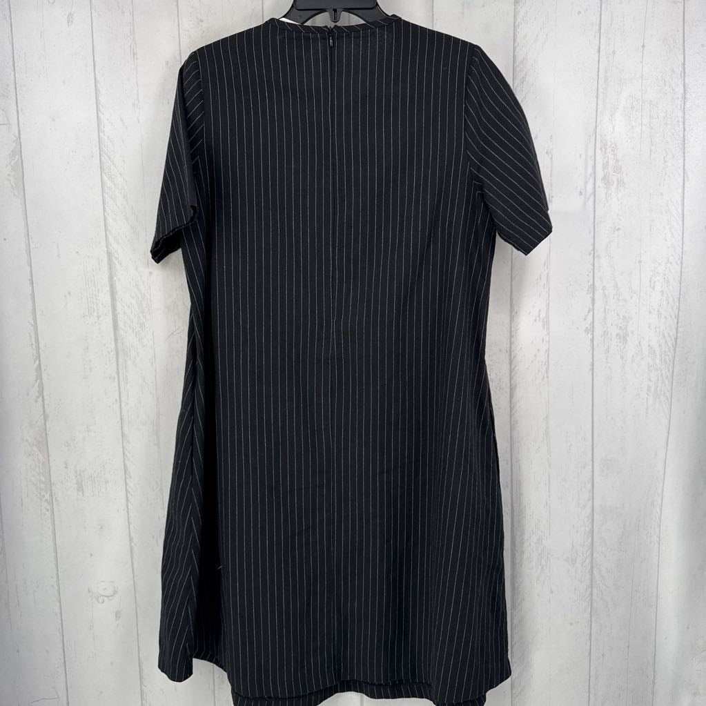 L s/s pin stripe dress
