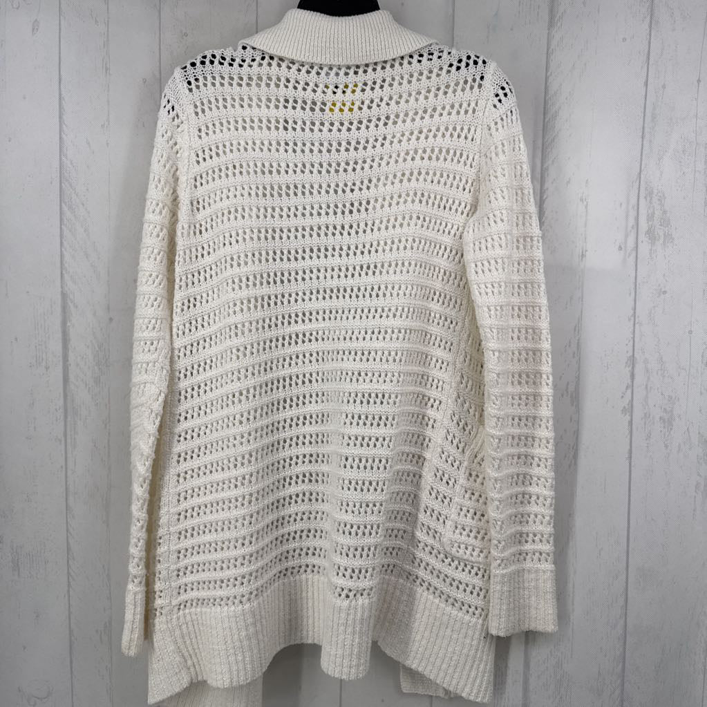 S l/s open cardigan