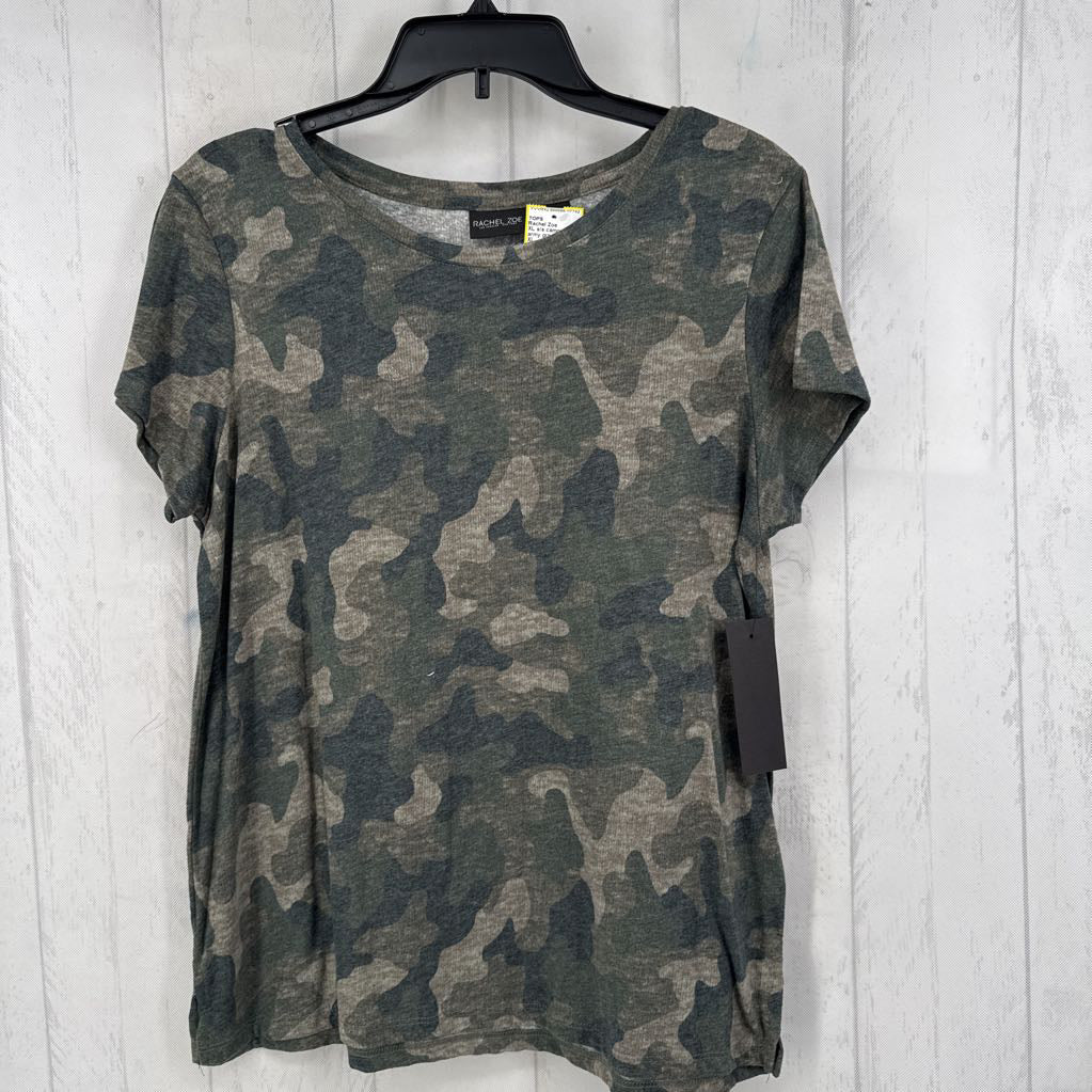 XL s/s camo top