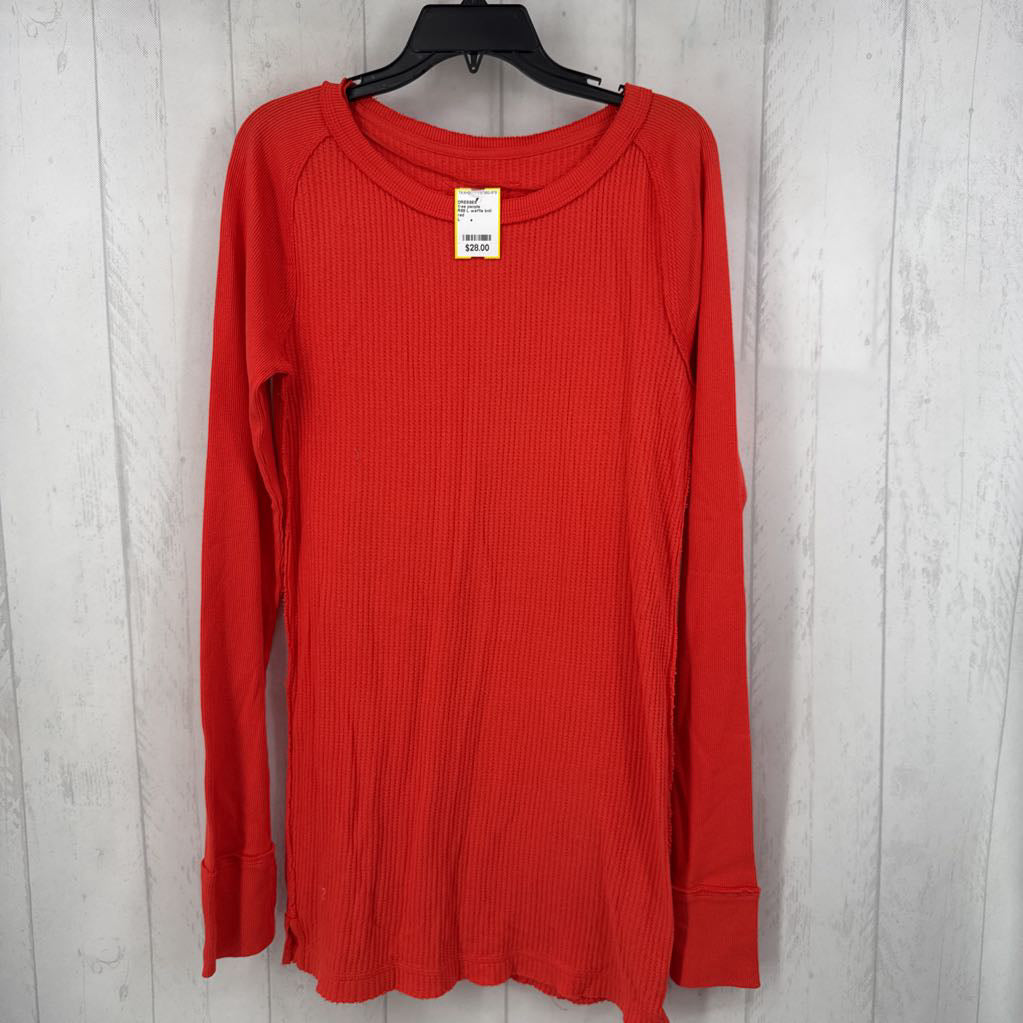 R68 L waffle knit l/s dress