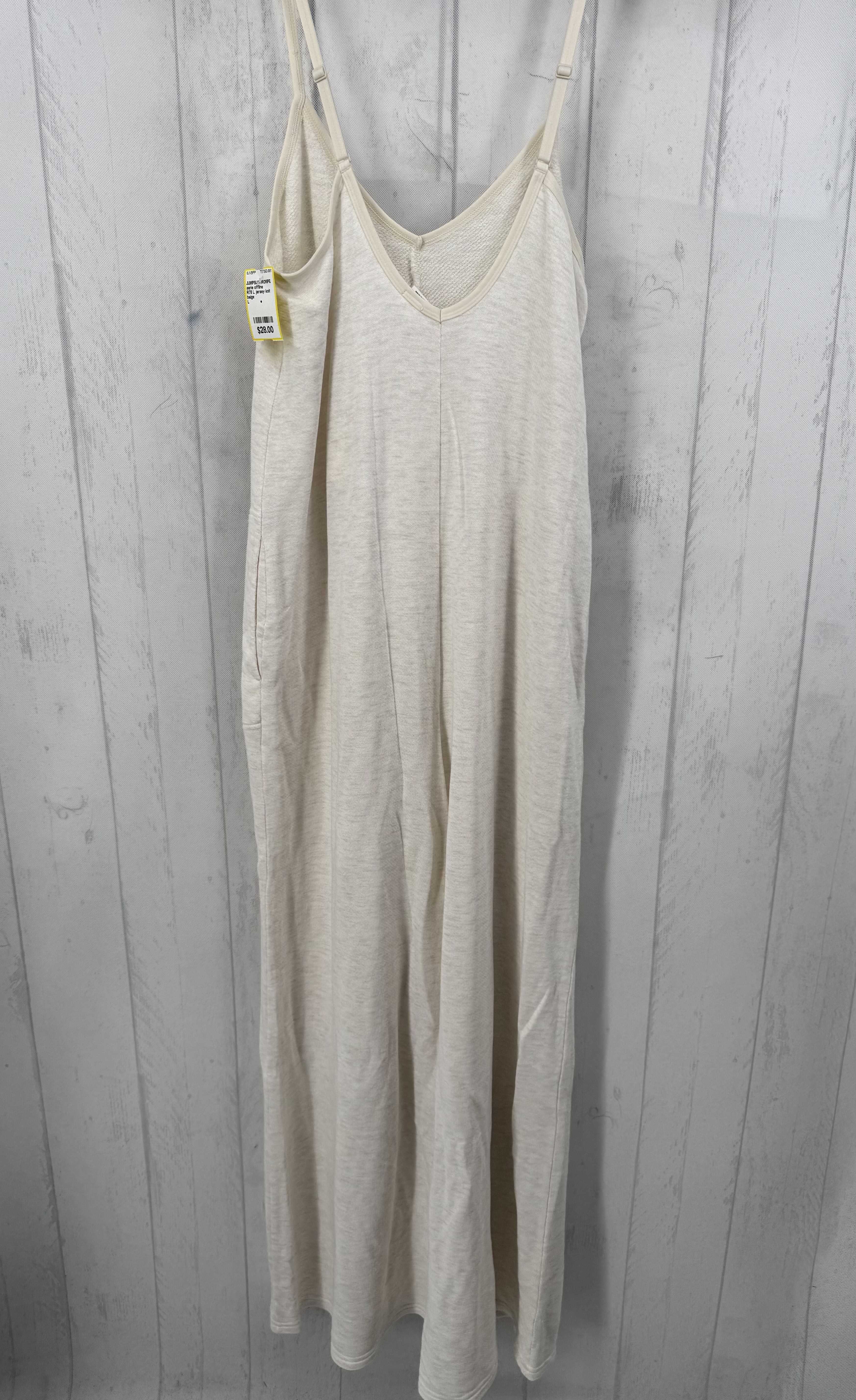 R78 L jersey knit slvls jumpsuit