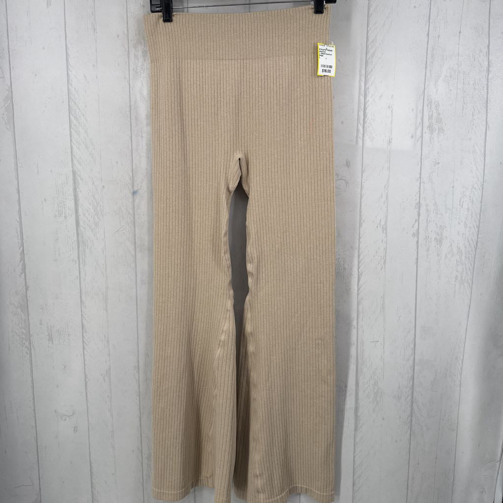 L ribbed bootcut leggings