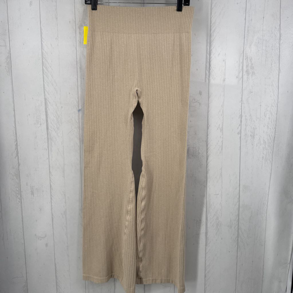 L ribbed bootcut leggings
