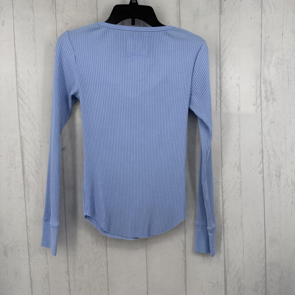 S ribbed l/s henley