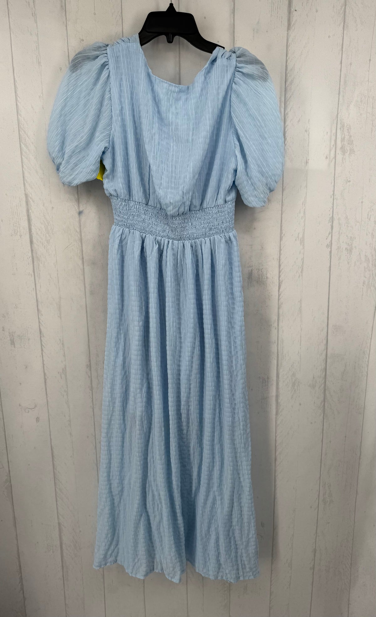 M gathered button front v-neck s/s dress