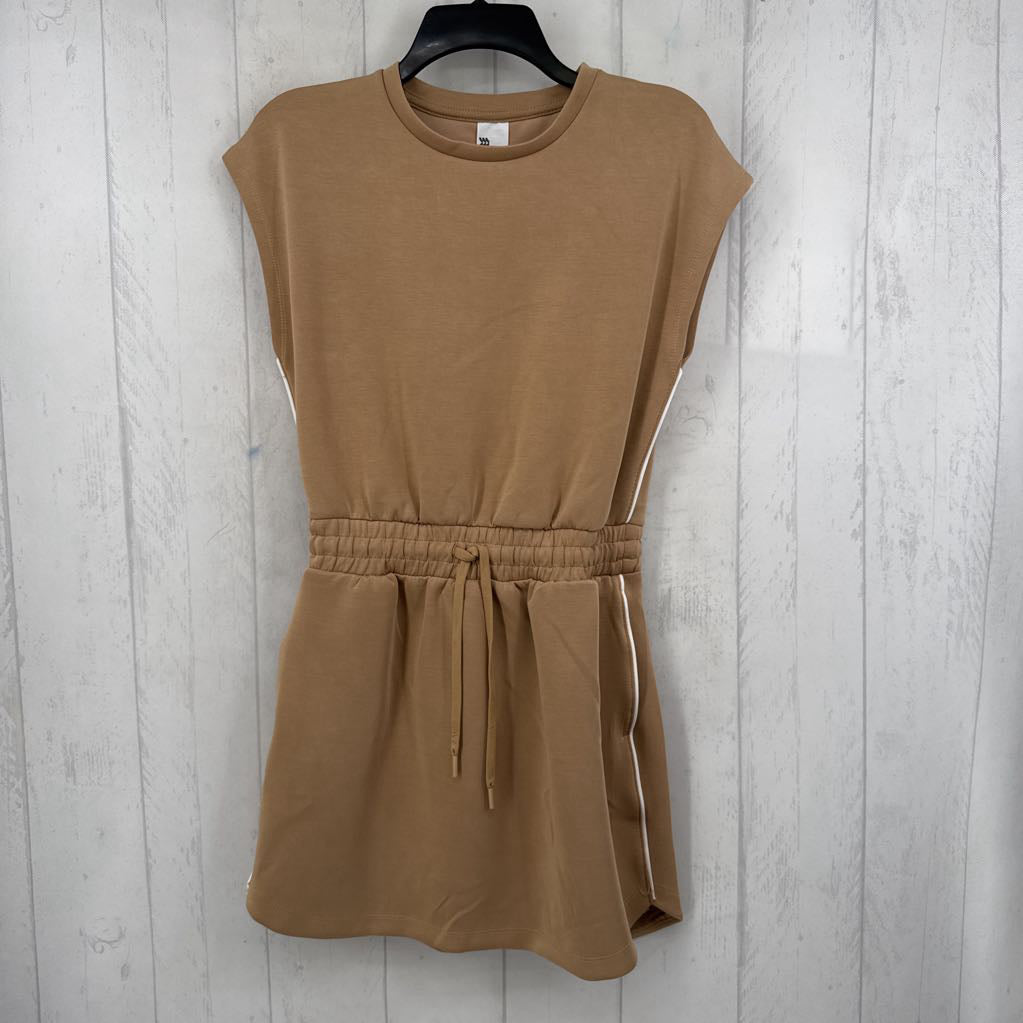 XS drawstringwaist cap slv dress